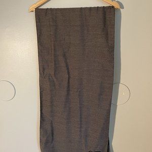 Brown Herringbone Scarf by GF